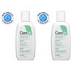 Cerave (L'Oreal Italia SpA) CeraVe Schiuma Detergente Seboregolatrice Viso e Corpo, Per Pelli da Normali a Grasse, 88 ml 2x88