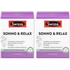 Swisse Sonno & Relax Integratore con Valeriana e Magnesio Compresse 2x50 pz