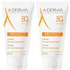 Aderma (Pierre Fabre It.SpA) A-Derma Protect Crema SPF 50+ 40ml - Protezione solare pelle fragile 2x40 ml
