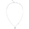 GUESS Collana JUBN04210JWRHT-U cuore acciaio, Argento, Nessuna pietra preziosa