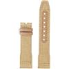 Mefloar Cinturino for orologio Adatto for IWC Pilot Mark 18 Spitfire fighter jet Portugal IW377714 IW327004 IW377709 IW388101(Khaki no buckle,20mm)