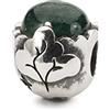 Trollbeads - Beads Doni della Terra" TAGBE-00280 in argento 925 e avventurina verde collezione Day 2021-15647