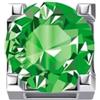 GIOIELLERIA Griffe in oro bianco e ametista verde Elements DonnaOro DCHY9316