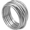 Cavaliere Gioielli Anello Filo della Vita Argento 925 Donna Uomo Portafortuna Legame amore famiglia Fascia Larga (14)