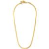 Stfery Collane in titanio per donne collane a catena d'oro semplice collana da donna per matrimoni, 45,7 cm, Titanio