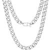 GoldChic Jewelry Collana a Catena Grumetta In Acciaio Inossidabile, 9 MM Di Spessore, Collegamento Cubano Hip Hop Jewerly Per Rapper