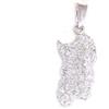 marca Pendente Ciondolo Sardegna Montagne montuosa filigrana Argento Medio da 3 cm