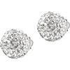 BLUESPIRIT Orecchini da donna, Collezione Crystal, in argento 925 rodiato, cristalli - P.0100010204054