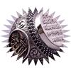 FUSHENGTER Anello Donna Anelli Uomo Regalo Semplice Moda Anello Moda Retrò Anello Retrò Esagerato 11 Color Argento