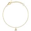 BLUESPIRIT Bracciale Donna in Argento dorato 925, Zircone, Collezione B-Classic - P.57C905000400
