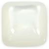 HDJSDB 5 pezzi di conchiglia bianca madreperla cabochon quadrato naturale semiprezioso 8 mm/10 mm per realizzare gioielli fai da te anello collana artigianato-8 mm