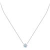 Morellato SAIW184 - Collana da donna in argento 925% riciclato, zirconi, collezione Tesori, Argento, blu chiaro, Gioielli