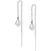 TRUSSARDI TJAXA13 - Orecchini da donna in acciaio, collezione T-Design, acciaio