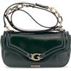 GUESS borsa a tracolla borsetta Dea Crossbody Flap Forest verde scuro