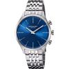 Kronaby Orologio Ibrido Uomo Acciaio - Analogico Intelligente - Impermeabile 10 ATM - Musica, Passi, Notifiche - S3777/2 Sekel