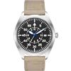 Boyarca Pilot Watch - Orologio da polso da uomo, stile aviatore, movimento automatico giapponese, stile retrò, meccanico, cassa in acciaio inox, impermeabile, luminoso