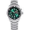 RATIO FreeDiver, orologio subacqueo automatico giapponese con vetro zaffiro, resistente all'acqua fino a 1000 m, orologio subacqueo da uomo, Verde, Subacqueo