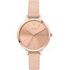 Oui&me AMOURETTE Orologio Donna Solo tempo in Acciaio, PVD Oro Rosa, Pelle naturale - ME010144