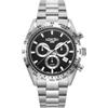 Roamer Monza 100 - Orologio da polso uomo al quarzo sportivo cinturino in acciaio inox grigio cassa in acciaio inox display analogico nero - 850837-41-55-20