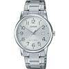 Casio Orologio automatico analogico da uomo con cinturino in acciaio inossidabile A2023, Argento, Bracciale