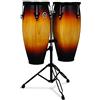 Latin Percussion LP City Wood Congas - Set da 25,4 cm e 27,9 cm, colore: Vintage Sunburst