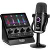 Hercules Stream Starter Kit - Stream 100 + microfono HUD-600 | Controller LCD Stream 100, microfono USB/XLR HUD-600, 4 encoder, 4 pulsanti personalizzabili, 3 mesi Voicemod Pro