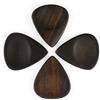 Timber Tones Gypsy Tones - Confezione di 4 plettri in legno d'ebano africano