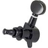 WALFRONT Grover Meccaniche Meccaniche, Lega di Zinco Cromato, Set di 6 Accordatori per Chitarra per Destrimani con Rapporto di Trasmissione 1:15 per Chitarra Elettrica e (6 Giusto)