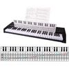 Rolempon Tabella Delle Note Del Pianoforte, 650x1MM, 61 Tasti, Grafico Rimovibile, Guida Ai Tasti Del Pianoforte