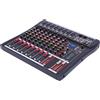BZYFJB Mixer audio professionale a 8 canali con Bluetooth e USB - mixer DJ con alimentazione phantom da 48 V per registrazioni dal vivo, produzione in studio e attrezzatura DJ