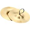 PATIKIL Cimbali per Dita, 1 Coppia Dito Ballo Ventre con Zills Ottone Strumento Musicale Piccolo per Feste Ballo