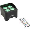 EUROLITE Batteria Mini UP-4 QCL Spot MK2 | Piccola batteria con LED RGBW e telecomando IR