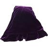 Jelquix Copertura Antipolvere per Pianoforte Soft Pleuche Protezione Completa Verticale per la Decorazione della Camera da Letto degli Strumenti (PURPLE)
