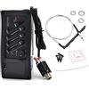 Jiayouy Pickup per chitarra a 4 bande EQ-7545R Preamplificatore equalizzatore sintonizzatore pickup piezo per chitarre acustiche
