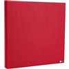 Bluetone Acoustics Wall Panel Pro - Pannelli fonoassorbenti professionali per eliminare rumore ed eco - Pannelli acustici per studio, ufficio, soggiorno (50x50x5cm, Rosso)