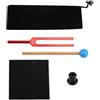 Okeeyseda Diapason 432 Hz con, per La Terapia Curativa del Suono e Lo Yoga, Diapason In Lega di Alluminio Rosso
