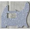 Mixiduoad Battipenna per chitarra Fender a 8 fori, per Telecaster, Telecaster, Humbucker, piastra antigraffio (4 strati bianco perlato)