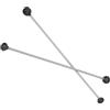 MUELODSIC 2 pezzi Bacchette Xilofono Doppia Testa per Marimba e Tongue Drum Mallet Professionali con Testa Morbida Peso Bilanciato e Superficie Liscia per Suono Chiaro e Pratica Musicale