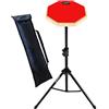 Keepdrum - Supporto per microfono DP-RD Practice Pad + DPS Pad-Stativ Black