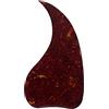 hanhuagongyiping Parti per chitarra Gibson J-45 Acoustic Folk Guitar Pickguard autoadesivo cristallo (tartaruga rossa)