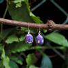 Sottile Viola Rame Turchese Gemma 925 Argento Sterling Fatto a Mano Parure S-43