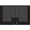 Siemens EX801KYW1E - Piano cottura da 79,2 cm, compatibile con Smart Home Connect/VarioInduzione Plus/VarioMotion/Sensore di cottura Plus con 5 livelli di temperatura, colore Nero