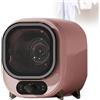 BoTongSiHai Piccola Asciugatrice, Condensatore Ventilato Da 5 Kg, Centrifuga Portatile E Compatta, Montaggio A Parete, Per Uso Su Bancone O A Parete, Asciugatrice Compatta(Pink)