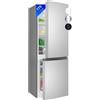 Bomann® Frigorifero con congelatore alto 143 cm | frigorifero con congelatore 175 l con 3 ripiani e 3 cassetti | arresto della porta sostituibile | silenzioso frigorifero KG 322.1 look inox