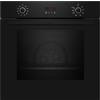 NEFF B2CCG6AK3, N30, forno, display LED, aria calda 3D, CircoTherm, 7 tipi di riscaldamento, auto-pulizia della pirolisi, EasyClean manuale, sicurezza bambini, 60 x 60 cm, nero