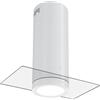 Klarstein Cappa Isola Sospesa per Cucina, LED, Flusso d'Aria 544m³/h, Candelabro, Filtri Antigrasso e Carboni Attivi, Sottopensile