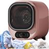 BoTongSiHai Asciugatrice Portatile A Condensatore Piccola Capacità Di 5 Kg Asciugatrice Compatta Con 2 Modalità Di Asciugatura Automatica, For Uso Da Banco O A Parete(Pink)