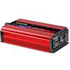 MERHOVO Inverter a onda sinusoidale pura 12V 24V a 220 1600W 2500W 3500W 4000W Convertitore di tensione da CC a CA 12 220 Mini alimentatore for auto Migliora la dissipazione del calore(12V4500W)