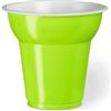 Generico 200 Bicchieri plastica CAFFE' da 70 cc | VARI COLORI | bicchierini da caffè 70ML varie pezzature MADE IN ITALY (Verde Mela)
