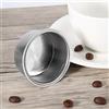 Uadme Set di capsule da caffè in acciaio inossidabile per macchina da caffè MODO MIO, capsule riutilizzabili con pellicola, cucchiaio e pennello